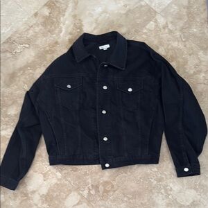 Women’s Black Denim Jacket Topshop